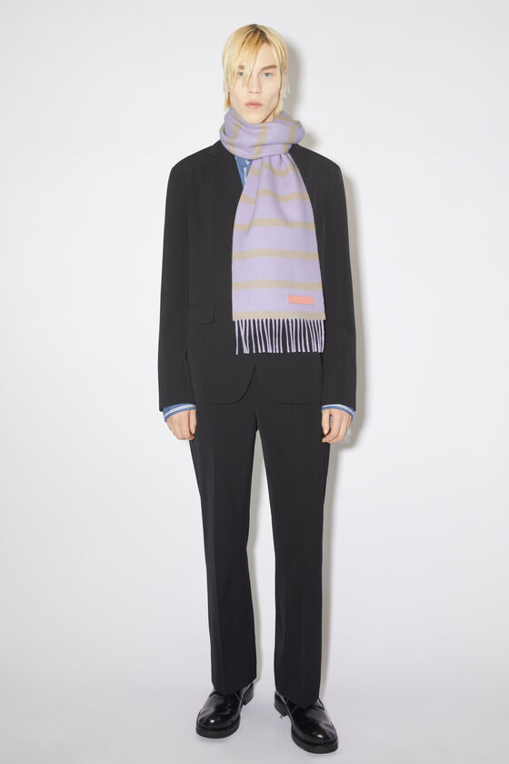 (image for) Convenient Wool scarf pink label - Narrow